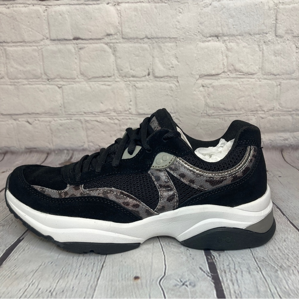 RYKA Women’s Black Leopard Print Nova Wedge Athletic Walking Shoes 6 W - Picture 13 of 16